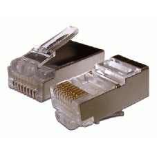 Коннектор Lanmaster RJ45 STP 8P8C, универсальный, для толстого кабеля, cat.6, 100 шт.