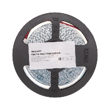 Лента светодиодная Rexant 24В, SMD2835, 9,6Вт/м, 120 LED/м, 6500K, 10мм, 5м,IP20