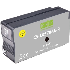 Картридж струйный Cactus CS-L0S70AE-R 953XL черный (54мл) для HP OJ Pro 7740/8210/8218/8710/8715