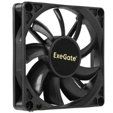 Вентилятор для корпуса ExeGate ExtraPower EP07015S3P черный, 70 мм, 3000 об/мин, 27 дБ, 3 pin