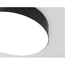 Потолочный светодиодный светильник Ambrella light FZ1360 BK черный IP20 40W 3000-6500K 390*80 (ПДУ ИК)
