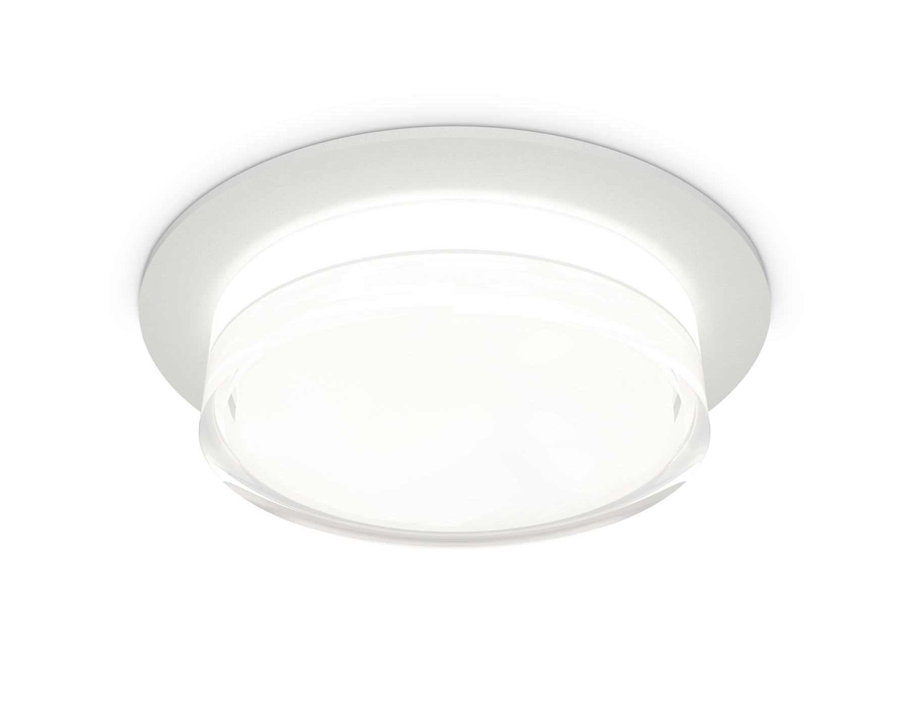 Комплект встраиваемого светильника Ambrella light XC8050024 SWH/FR/CL белый песок/белый матовый/прозрачный GX53 (C8050, N8399)