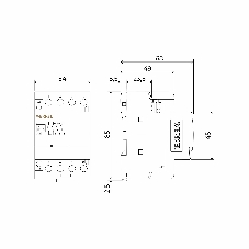 Контактор модульный WERKEL 40 A 4NO (3 мод.) W943M40O