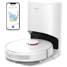 Робот-пылесос Dreame D10 Plus белый, 5200 мА·ч Li-Ion, уборка сухая/влажная, пылесборник контейнер 0.4 л