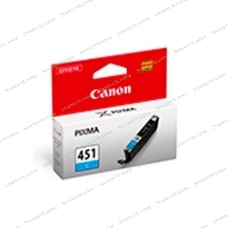 Картридж струйный CLI-451C (6524B001) для Canon PIXMA iP7240/MG6340/MG5440, Голубой, 332стр.