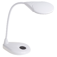 Лупа настольная 3D Rexant с подсветкой 3 LED, сенсорная регулировка яркости, EXPERT, белая
