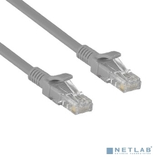 Патч-корд ExeGate UTP-RJ45-RJ45-C6-CU-0,5M-GY, UTP, cat.6, 0.5м, медь, серый