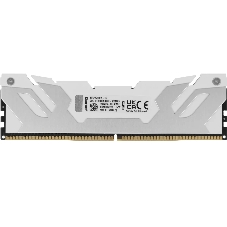 Оперативная память Kingston Fury Beast, DDR5, 16Gb (1x16Gb), 7200MHz, CL38, DIMM, с радиатором, белый