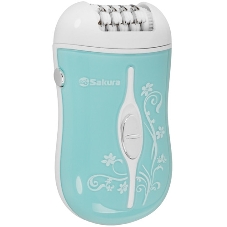Эпилятор Sakura SA-5540SBL 2нас+бритва 2скор аккум