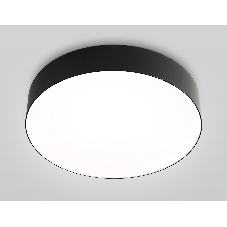 Потолочный светодиодный светильник Ambrella light FZ1360 BK черный IP20 40W 3000-6500K 390*80 (ПДУ ИК)