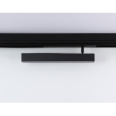 Управляемый светодиодный светильник для шинопровода Magnetic Ambrella light GL1332 BK черный IP20 18W 3000K-6400K 220V 120° 342*25*112 (Без ПДУ)