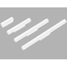 Трековый линейный светильник Ambrella light GL4510 WH белый IP20 24W 3CCT 3000-6000K SMART 48V 24° 435*22*25