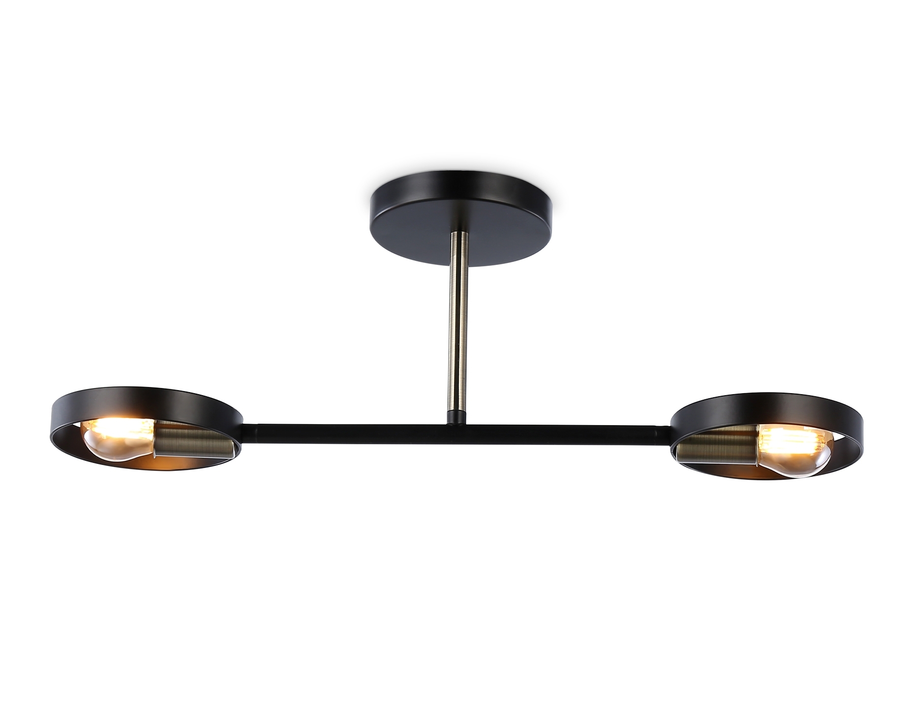 Светильник Ambrella light TR8225/2 BK/SB черный/бронза E27/2 max 40W 510*165*190