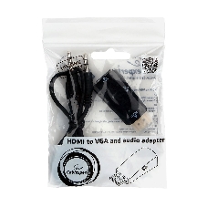 Переходник HDMI-VGA Cablexpert A-HDMI-VGA-02, 19M/15F, Jack3.5 аудиовыход