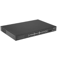 Коммутатор Osnovo SW-62422(400W) 26x100Mb 24PoE+ 400W неуправляемый