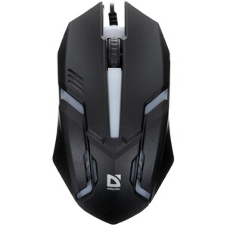 Мышь проводная Defender Hit MB-550 черный, 1600 dpi, USB, кнопки - 4