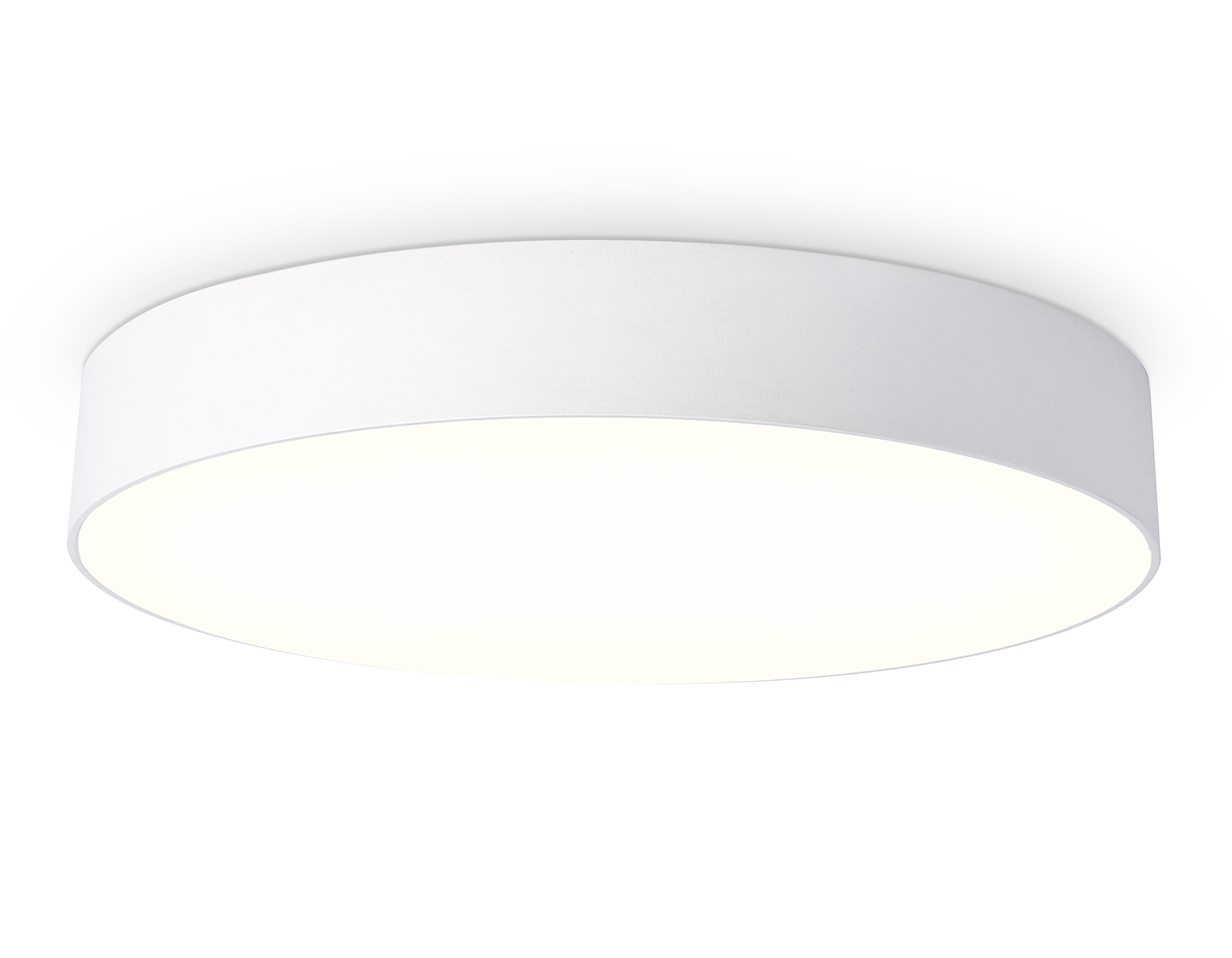 Потолочный светодиодный светильник Ambrella light FV5531 WH белый LED 60W 3000K D500*58 (Без ПДУ)