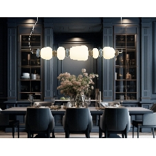 Светильник Ambrella light LH53176 SB/WH бронза/белый 26W 3000K 960*170*1230