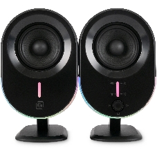 Акустическая система Оклик OK-303A 2.0 черный 20Вт BT
