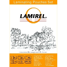 Пленка для ламинирования Lamirel, набор А4, A5, A6 по 25 шт., 75 мкм, 75 шт. в упаковке