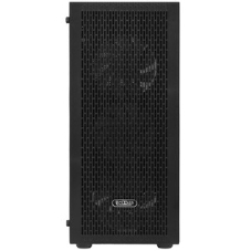 Корпус без блока питания PCCOOLER MA100 MESH BK, Mesh Mid Tower, черный, TG, 0.4 SPCC, 3x120мм ARGb ATX, mATX, mITX 160/310/180мм 2x2.5