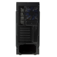 Компьютерный корпус Deepcool TESSERACT BF (DP-CCATX-TSRBFBK), без БП, черно-синий, ATX, видеокарта до 310мм, высота кулера для процессора до 165мм, 7 слотов расширения, 2 отсека 5.25