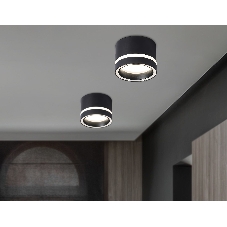 Светильник Ambrella light TN5246 BK черный GX53 max 12W D85*62