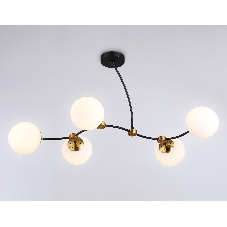 Светитльник Ambrella Light TR2548/5 BK/SB черный/бронза E27/5 max 60W 950*600*450