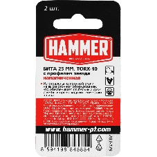Бита Haммer Flex 203-179TORX-1025мм, 2шт.