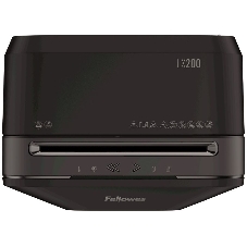 Шредер Fellowes PowerShred LX200 черный (секр.P-4)/перекрестный/12лист./22лтр./скрепки/скобы/пл.карты
