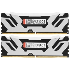 Оперативная память Kingston Fury Renegade, DDR5, 64Gb (2x32Gb), 6400MHz, CL32, радиатор, белый