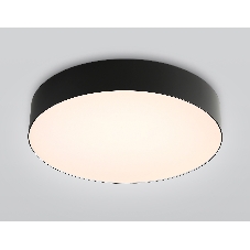Потолочный светодиодный светильник Ambrella light FZ1360 BK черный IP20 40W 3000-6500K 390*80 (ПДУ ИК)