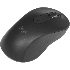 Мышь беспроводная Logitech Signature M650 L графитовый, 4000 dpi, радиоканал, Bluetooth, USB, кнопки - 5