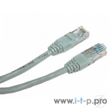 Патч-корд UTP Cablexpert cat.5e, 30м, литой, многожильный серый