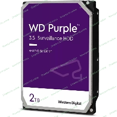 Жесткий диск Western Digital 2Tb SATA-III Surveillance Purple (5400rpm) 64Mb 3.5
