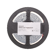 Лента светодиодная Rexant 24В, SMD2835, 9,6Вт/м, 120 LED/м, 4000K, 10мм, 5м, IP20