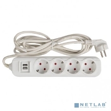 Удлинитель EKF UBA16-2USB-4-03i 