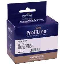 Картридж струйный ProfiLine PL-T1033 для принтеров Epson Stylus TX550/Stylus Office T30/T40/T40W/TX510/TX600/TX600FW/T1100 с чернилами Magenta 11,1 мл