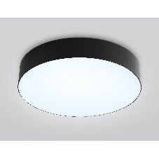 Потолочный светодиодный светильник Ambrella light FZ1360 BK черный IP20 40W 3000-6500K 390*80 (ПДУ ИК)
