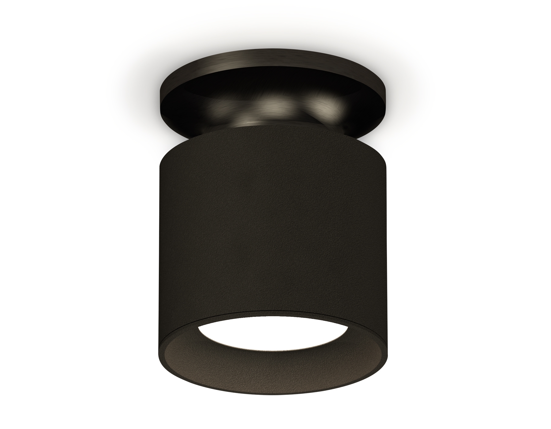 Светильник Ambrella Light XS7402063 SBK/PBK черный песок/черный полированный MR16 GU5.3 (N7926, C7402, N7021)