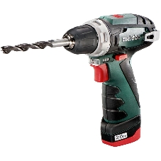 Дрель-шуруповерт Metabo PowerMaxx BS, 12 В, 2 Ач, 34 Нм, щеточный