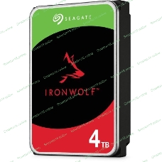 Жесткий диск Seagate 4Tb Ironwolf (ST4000VN006) SATA 6.0Gb/s, 5400 rpm, 256mb buffer, 3.5