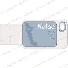 Флешка USB Netac UA31 NT03UA31N-064G-20BL), 64Gb, USB 2.0, R/W 110/45, синий/белый