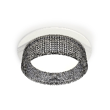 Комплект встраиваемого светильника Ambrella light XC8050031 SWH/BK белый песок/тонированный GX53 (C8050, N8484)