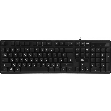 Клавиатура проводная Defender Arx GK-196L RU, USB, черный