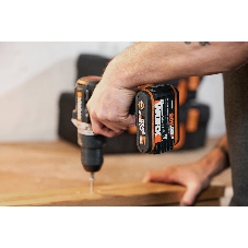 Дрель-шуруповерт Worx WX352, 20 В, 0 Ач, 60 Нм, бесщеточный, ударный