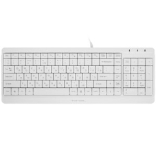 Комплект клавиатура+мышь A4Tech FStyler F1512 проводной, USB, 1200 DPI, белый