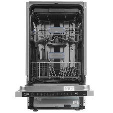 Встраиваемая посудомоечная машина Beko BDIS15063, белый, 44.8 см, 10 компл., 46 дБ, класс A
