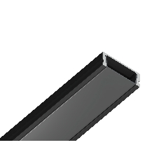 Алюминиевый профиль Ambrella light GP1700BK черный 2000*15.5*6