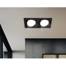 Светильник Ambrella light TN51920/2 BK черный GX53 max 12W 220*115*23